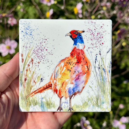 The Pheasant - Ceramic Coaster