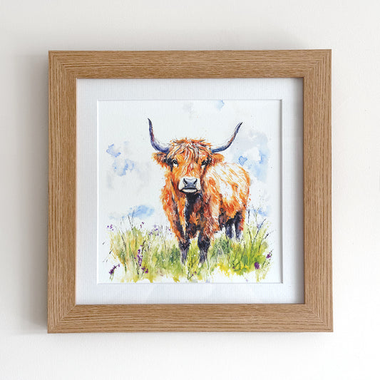 The Highland Cow - Framed Print