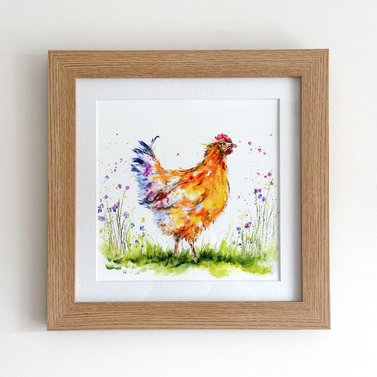 The Hen - Framed Print