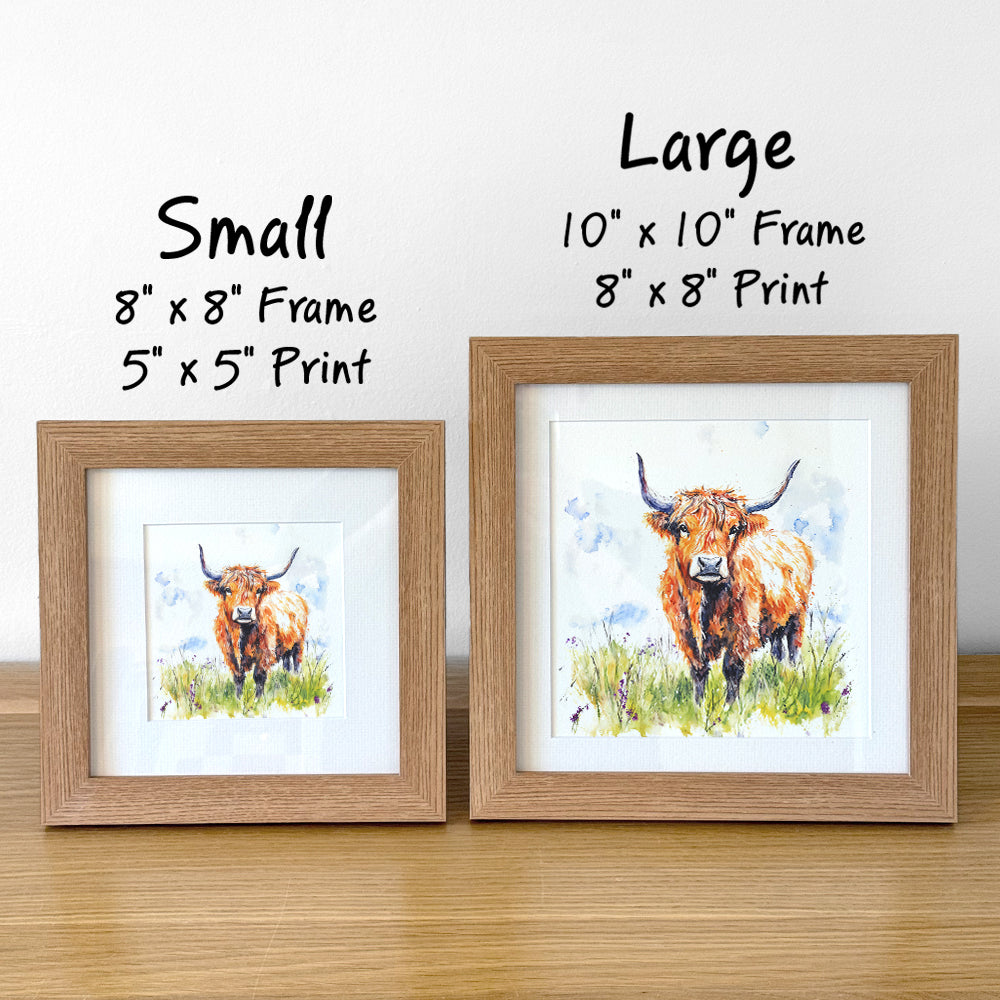 The Highland Cow - Framed Print