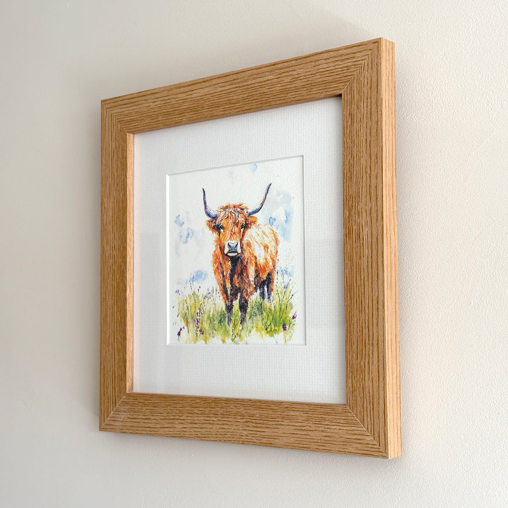 The Highland Cow - Framed Print