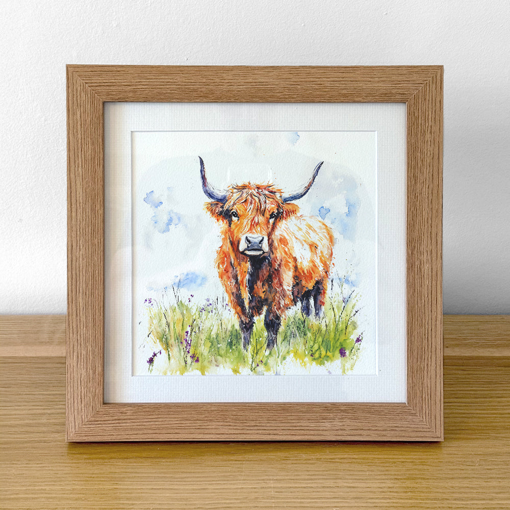 The Highland Cow - Framed Print