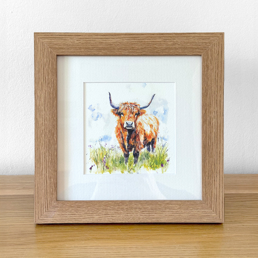 The Highland Cow - Framed Print