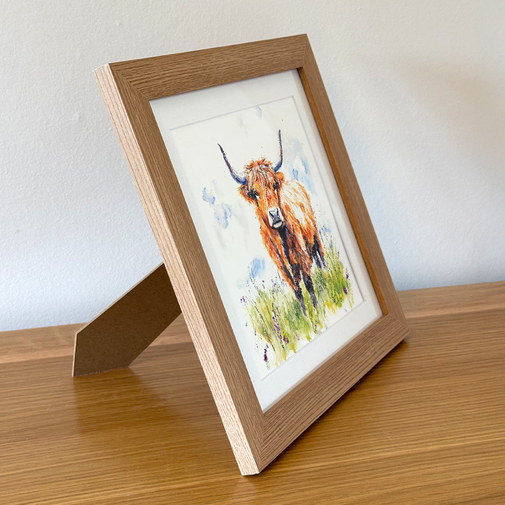 The Highland Cow - Framed Print