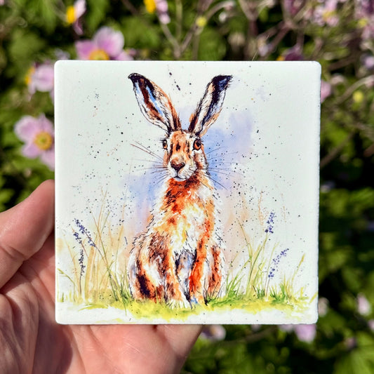 The Hare - Ceramic Coaster