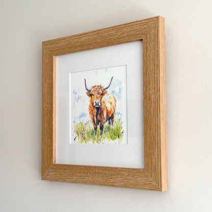 The Highland Cow - Framed Print