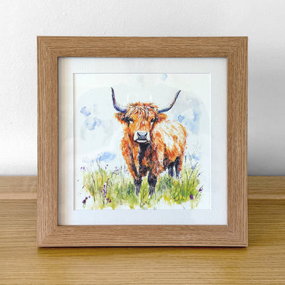 The Highland Cow - Framed Print