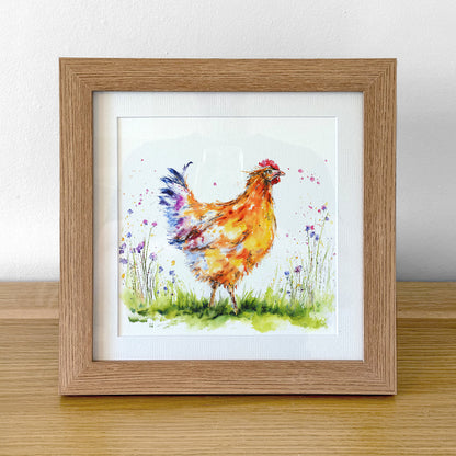 The Hen - Framed Print
