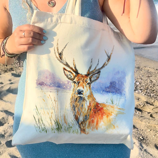 The Winter Stag - Tote Bag